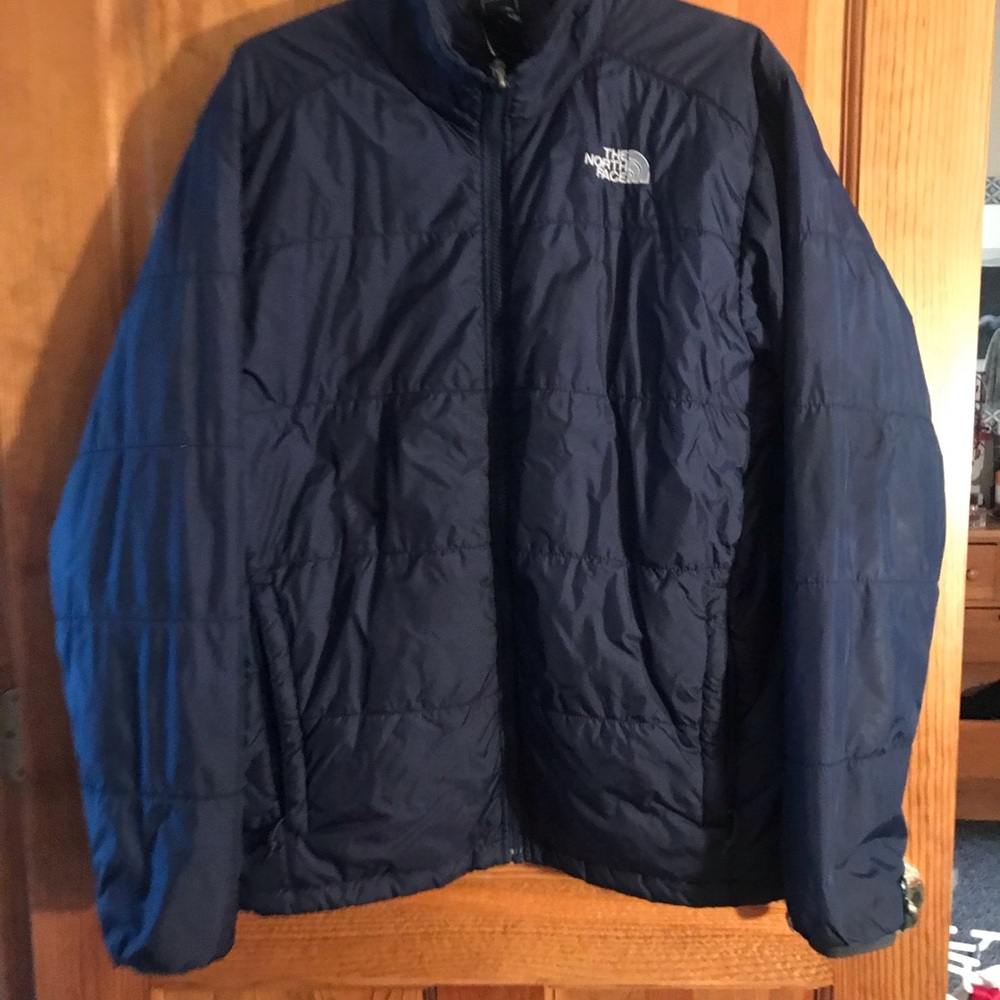 The North Face Navy Blue Puffer Jacket